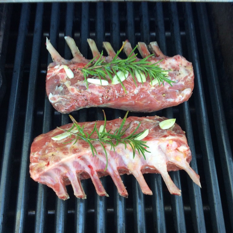 Barbecued Rack of Lamb 